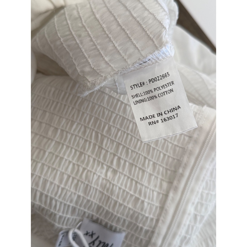 Princess Polly White Smocked Ruffle Mini Dress - Picture 5 of 5